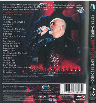 Peter Gabriel : New Blood - Live In London (Blu-ray, Multichannel)