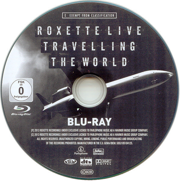 Roxette : Roxette Live Travelling The World (Blu-ray, Multichannel + CD, Album)