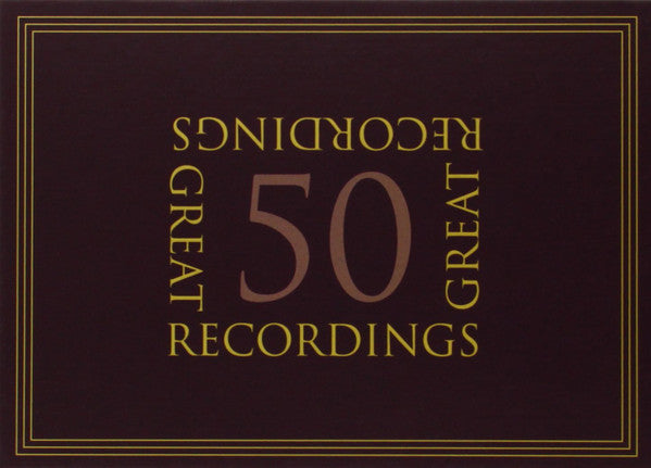 Various : 50 Great Recordings (50xCD, Album, Mono + Box, Comp)