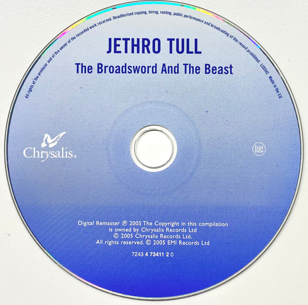 Jethro Tull : The Broadsword And The Beast (CD, Album, RE, RM, RP)