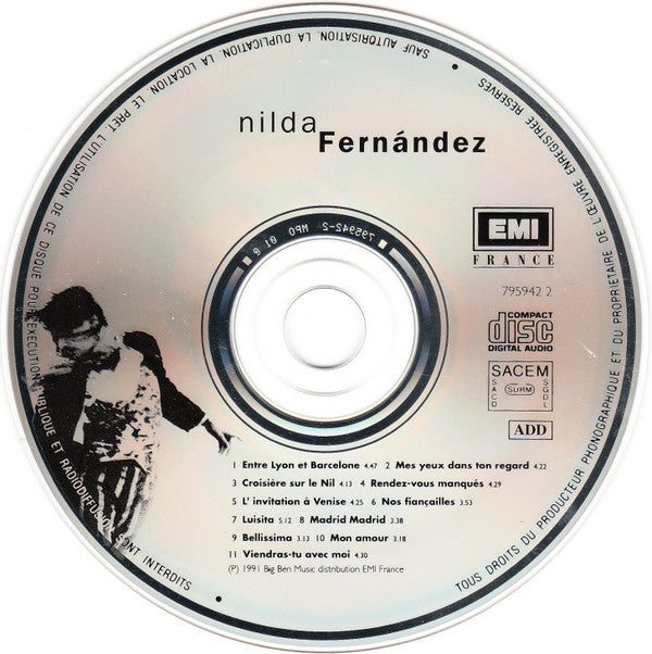 Nilda Fernandez : Nilda Fernández (CD, Album)