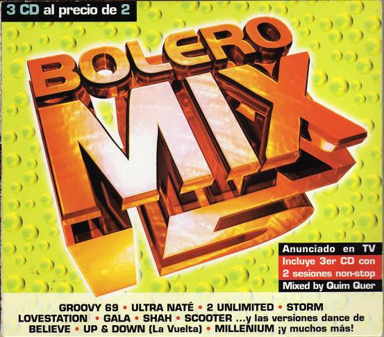 Various : Bolero Mix 15 (CD, Comp, P/Mixed + CD, Comp + CD, Mixed)