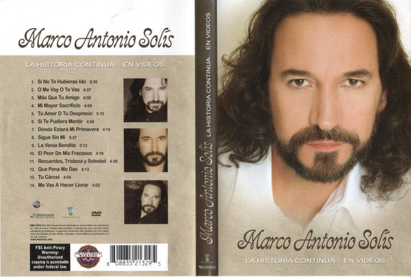 Marco Antonio Solís : La Historia Continua… En Videos (DVD-V, NTSC)