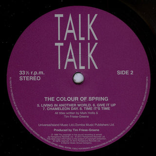 Talk Talk : The Colour Of Spring (LP, Album, RE, 180 + DVD-V, Album, RE, NTSC)